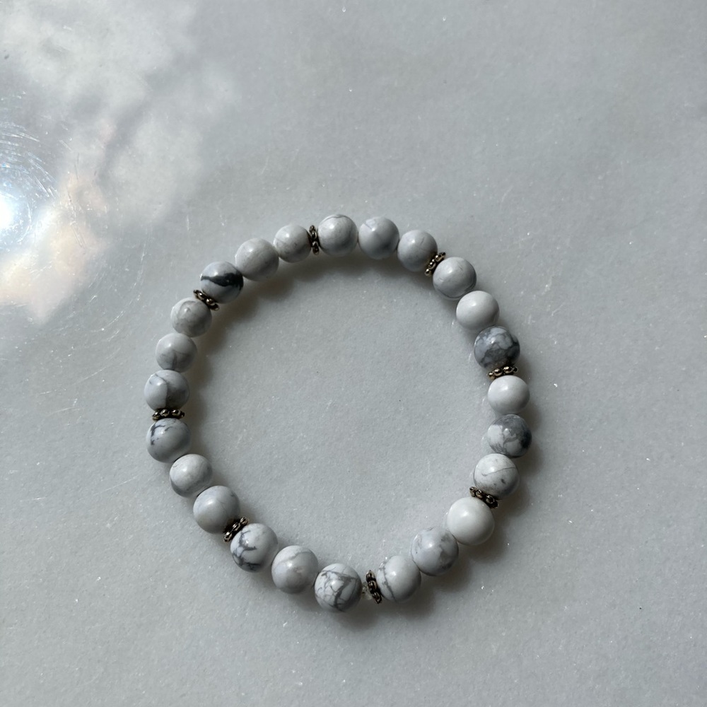 Howlite bracelet - Picture 5 of 6
